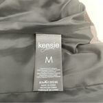 Kensie Jeans Vest Buffalo Check Quilted Black & White Pockets Zip Up SZ Medium Photo 9