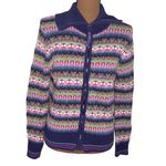 Tiara International  fair isle Nordic sweater size S Photo 10