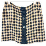 Primark Primary size‎ 14 tweed skirt brow and black plaid Photo 0