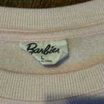 Pink Barbie Sweater Cropped Oversized size Large Photo 3
