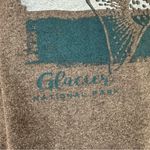Glacier National Park Graphic Fish Print Gray T Photo 5