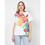 ZARA NWT  COLORFUL PRINTED T SHIRT SMALL Photo 1