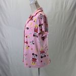 Disney Minnie Mouse Pink Pajama Button Up Top Size Large Photo 4