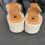 White Mountain  Vegan Black Leather and Tan Women's Sandals Photo 5