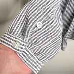 Pimkie  Striped Popover Shirt Blouse Women's Size Medium’s Size Medium Pintuck Photo 1