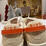 Nike  Women's Beige and Orange Sneakers Photo 7