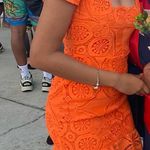 Orange citrus dress Size XS Photo 0