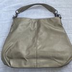 Olivia and Joy pewter hand bag with zipper embellishments. Photo 5