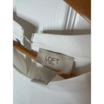 Ann Taylor Loft Outlet Women's White Toucan Print Top Blouse Shirt Size Large Photo 4