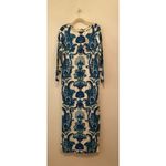 Cara Cara Aria Long Sleeve Maxi Dress Blue Size M Photo 3