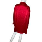 Retrofete Women’s Kit Shirt in Red Button Front Long Sleeve Sz XL Photo 6