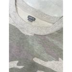 Aerie  Camo Sweatshirt Women's Medium Gray Green Side Slits Oversized Souchy Rib Photo 14