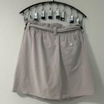 Athleta  Skyline Skort "Paper Bag" Waist Khaki Stretch with Bow Size 6 Photo 1