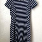 Talbots  stripe short sleeve fit and flare dress▪️size M Photo 0