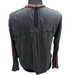 Free People Snow Bunny Embroidered Swing Top Women's Size Small Photo 3