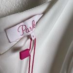 Parker Cartagena Pearl White Tie Waist Romper Size 6 Photo 13