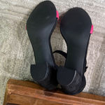 Elegant Black and Pink Women's Heels NWOT size 7.5 Photo 7