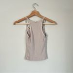 SKIMS  Beige Ribbed Cami Cropped Tank Top Size XS
Cotton blend Photo 2
