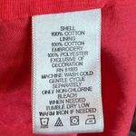 Isaac Mizrahi coral 100% cotton crochet lace fit and flare sleeveless dress 3X Photo 9