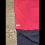 Alo Yoga‎ Goddess Ribbed Leggings High Waisted Pink gray Size m Size M Photo 3