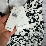 Banana Republic Banana Republic Black & White Floral Shorts Romper Size 8 with pockets Photo 8