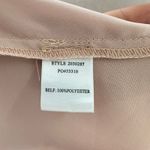 Current Air Feminine Sz Large Pleated Romantic Blouse in Soft Blush Pink Minimal Photo 5
