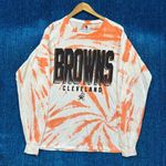 NFL  AFC Cleveland Browns Long Sleeve Tie DyeT-Shirt Size Medium Photo 0