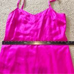Johnny Was  Fuchsia Silk Dress midi slip dress holiday New Year’s Eve party neon Photo 6