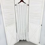 Natural Impressions Striped Muslin Swim Cover Maxi Dress White Medium White Photo 8