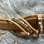 Anthropologie  Puka Ankle-Tie Sandals Size 8M Photo 12