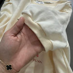 ZARA Cream Butter Yellow Little Monster Tshirt Photo 2
