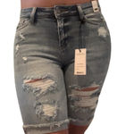 Judy Blue Bermuda distressed denim shorts Photo 5
