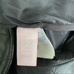 Maje  Black Faux Leather Look Quilted Shacket Jacket size large Photo 9