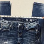 Miss Me  Indigo Boot Cut Jeans with Metallic Accents Photo 4