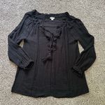 Sundance black long sleeve lightweight swim cover up size S Photo 4