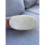 VINTAGE 1950s LUCITE PURSE Handbag PEARL Marbleized Ivory Round Box Style Nice! White Photo 6