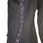 Handmade Black Ruched Long Sleeve Cocktail Gown Photo 2