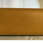 Handbag Republic Classic Clutch W/Gold Crossbody Strap Butterfly Accent 2 Tone Brown Photo 6