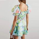 Charo Ruiz Giulia Short Dress Barbary Print Blue Multicolored Size Medium Photo 1