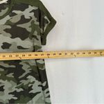 Lucky Brand  Short Sleeve Camo T Shirt Women’s Small Green Photo 3