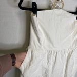 Old Navy  | white linen blend O ring halter romper‎ womens size XL NWT NEW Photo 4