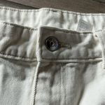 H&M Cream Jean Shorts with Adjustable Leg Ties Photo 2