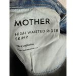 Mother The High Waisted Rider Skimp The Confession Distressed Jeans Size 26 Blue Photo 12