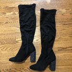 Mix No. 6  Huven Boots Tall Glitter Heel Black Photo 7