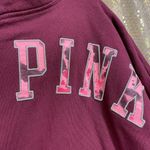 PINK - Victoria's Secret  Maroon Cowl Neck Pullover Logo Sweater Medium Photo 5