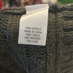 Sonoma Life+Style Olive Green Cable Knit Sweater M Cardigan Duster Fall Winter Photo 8