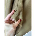 Lafayette 148 Pants Women XL Tan Khaki Silk Elastic Waist Wide Leg Trousers Photo 6