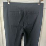 Loft  Black with White Stripe Dress Marisa Trouser Pants Photo 3