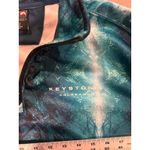 Keystone Colorado Womens Athletic 1/4 Zip Long Sleeve Shirt XL Teal Abstract Blue Photo 4