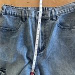 Orange Kiss Wide leg Blue Cargo Jeans Photo 6